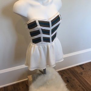 Bebe strapless top